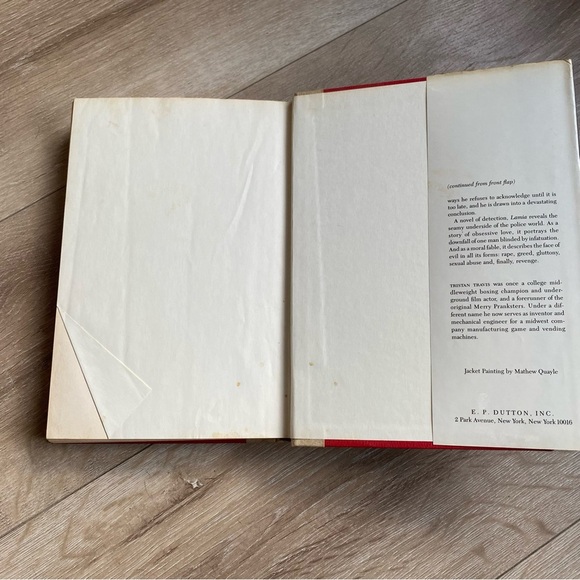 Vintage Lamia A Novel Tristan Travis , Jr. First Edition 1982 - Picture 4 of 5